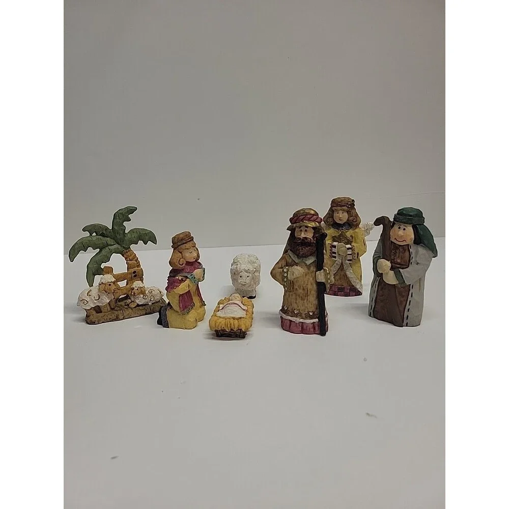 NATIVITY SET RESIN 7 PIECE‎ 4